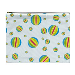 Balloon Ball District Colorful Cosmetic Bag (xl) by BangZart