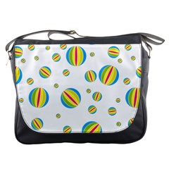 Balloon Ball District Colorful Messenger Bags by BangZart