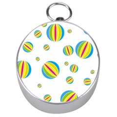 Balloon Ball District Colorful Silver Compasses by BangZart