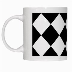 Grid Domino Bank And Black White Mugs by BangZart