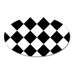 Grid Domino Bank And Black Oval Magnet