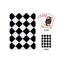 Grid Domino Bank And Black Playing Cards (Mini) 