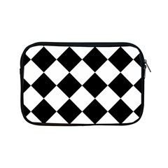 Grid Domino Bank And Black Apple iPad Mini Zipper Cases