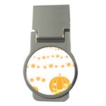 Pumpkin Halloween Deco Garland Money Clips (Round)  Front