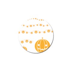 Pumpkin Halloween Deco Garland Golf Ball Marker (4 Pack) by BangZart