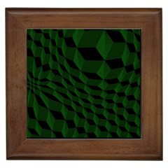 Pattern Dark Texture Background Framed Tiles