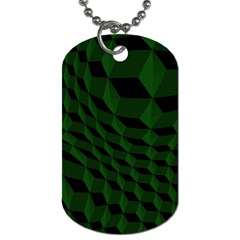 Pattern Dark Texture Background Dog Tag (one Side) by BangZart