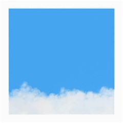 Sky Blue Blue Sky Clouds Day Medium Glasses Cloth by BangZart