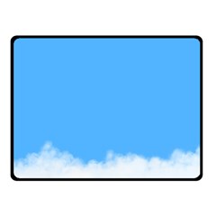 Sky Blue Blue Sky Clouds Day Fleece Blanket (small) by BangZart