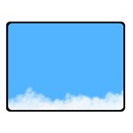 Sky Blue Blue Sky Clouds Day Fleece Blanket (Small) 50 x40  Blanket Front