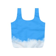 Sky Blue Blue Sky Clouds Day Full Print Recycle Bags (s)  by BangZart