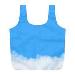 Sky Blue Blue Sky Clouds Day Full Print Recycle Bags (l)  by BangZart