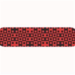 Abstract Background Red Black Large Bar Mats 32 x8.5  Bar Mat