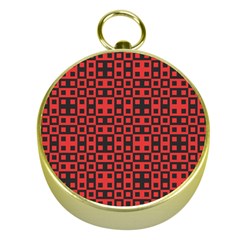 Abstract Background Red Black Gold Compasses by BangZart