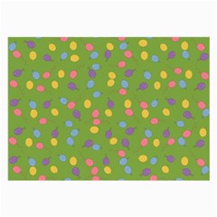 Balloon Grass Party Green Purple Large Glasses Cloth (2-side) by BangZart