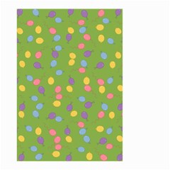 Balloon Grass Party Green Purple Small Garden Flag (two Sides) by BangZart