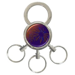 Sylvester New Year S Day Year Party 3-ring Key Chains by BangZart