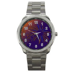 Sylvester New Year S Day Year Party Sport Metal Watch by BangZart