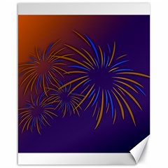 Sylvester New Year S Day Year Party Canvas 16  X 20   by BangZart