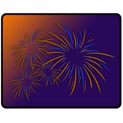 Sylvester New Year S Day Year Party Fleece Blanket (medium)  by BangZart