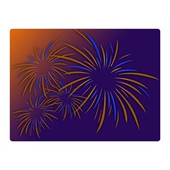 Sylvester New Year S Day Year Party Double Sided Flano Blanket (mini)  by BangZart