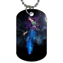 Magical Fantasy Wild Darkness Mist Dog Tag (one Side) by BangZart