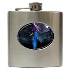 Magical Fantasy Wild Darkness Mist Hip Flask (6 Oz) by BangZart