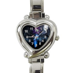 Magical Fantasy Wild Darkness Mist Heart Italian Charm Watch by BangZart