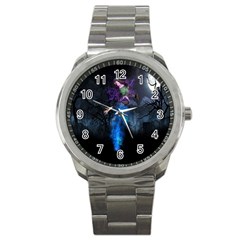 Magical Fantasy Wild Darkness Mist Sport Metal Watch by BangZart