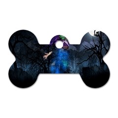 Magical Fantasy Wild Darkness Mist Dog Tag Bone (one Side) by BangZart