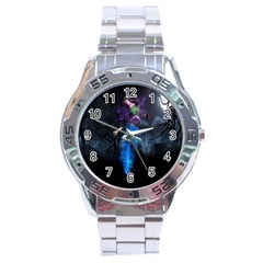 Magical Fantasy Wild Darkness Mist Stainless Steel Analogue Watch by BangZart