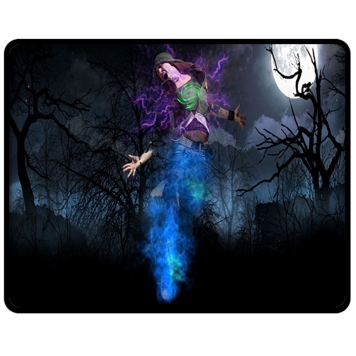 Magical Fantasy Wild Darkness Mist Double Sided Fleece Blanket (Medium) 