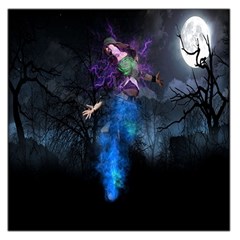 Magical Fantasy Wild Darkness Mist Large Satin Scarf (square) by BangZart