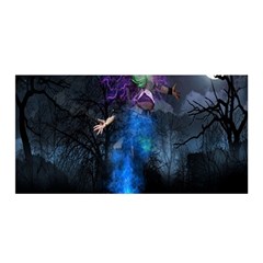 Magical Fantasy Wild Darkness Mist Satin Wrap by BangZart