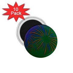 Sylvester New Year S Day Year Party 1 75  Magnets (10 Pack)  by BangZart