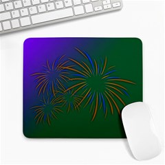 Sylvester New Year S Day Year Party Large Mousepads by BangZart