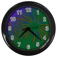 Sylvester New Year S Day Year Party Wall Clocks (black) by BangZart