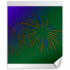 Sylvester New Year S Day Year Party Canvas 16  X 20   by BangZart