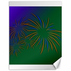 Sylvester New Year S Day Year Party Canvas 18  X 24   by BangZart