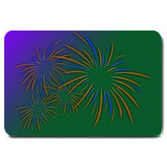 Sylvester New Year S Day Year Party Large Doormat  by BangZart