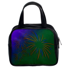 Sylvester New Year S Day Year Party Classic Handbags (2 Sides) by BangZart