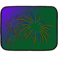 Sylvester New Year S Day Year Party Double Sided Fleece Blanket (mini)  by BangZart