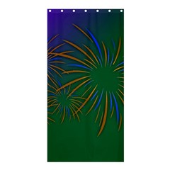 Sylvester New Year S Day Year Party Shower Curtain 36  X 72  (stall)  by BangZart