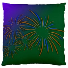 Sylvester New Year S Day Year Party Standard Flano Cushion Case (one Side) by BangZart