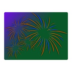 Sylvester New Year S Day Year Party Double Sided Flano Blanket (mini)  by BangZart