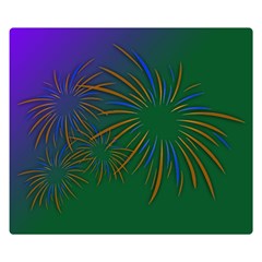 Sylvester New Year S Day Year Party Double Sided Flano Blanket (small)  by BangZart