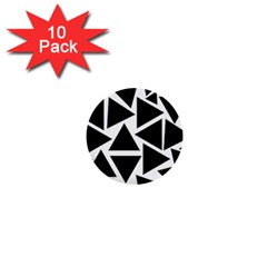 Template Black Triangle 1  Mini Buttons (10 Pack)  by BangZart