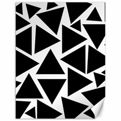 Template Black Triangle Canvas 12  X 16   by BangZart