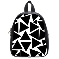 Template Black Triangle School Bag (small) by BangZart