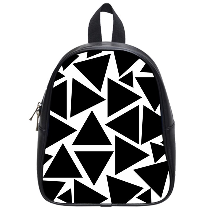 Template Black Triangle School Bag (Small)